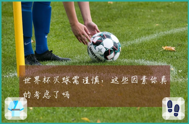 世界杯买球需谨慎，这些因素你真的考虑了吗