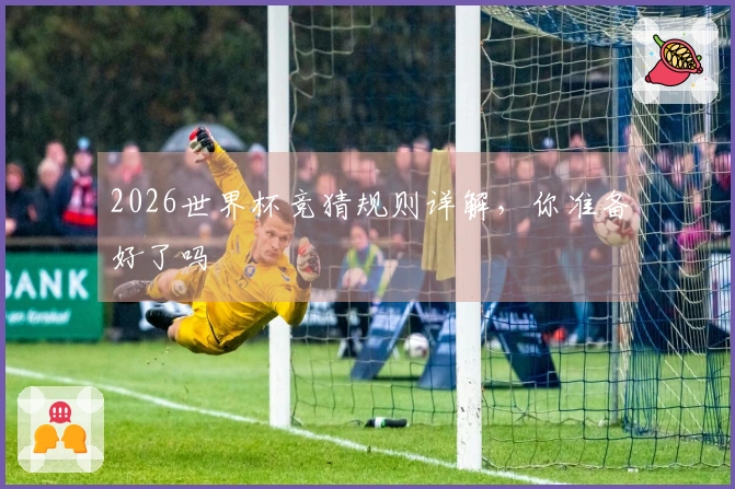 2026世界杯竞猜规则详解，你准备好了吗